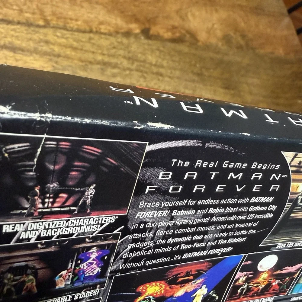 Batman Forever Super Nintendo Entertainment System SNES CIB Poster New Open Box